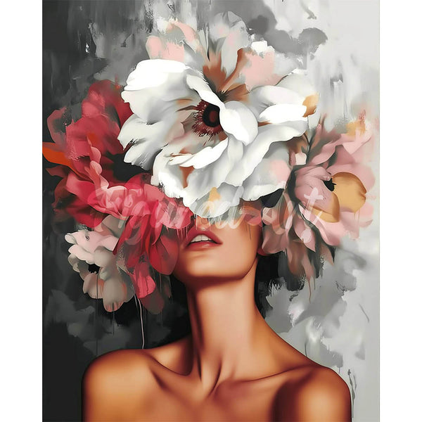 Diamond Painting - Beauty Behind Flowers