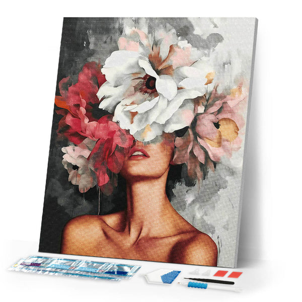 Diamond Painting - Beauty Behind Flowers