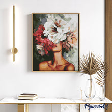 Load image into Gallery viewer, Diamond Painting - Beauty Behind Flowers