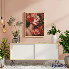 Load image into Gallery viewer, Diamond Painting - Camellias Sleeping Beauty