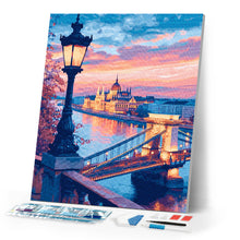 Load image into Gallery viewer, Diamond Painting - Budapest at Dusk