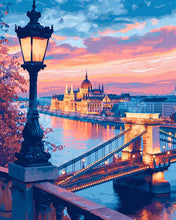 Load image into Gallery viewer, Diamond Painting - Budapest at Dusk