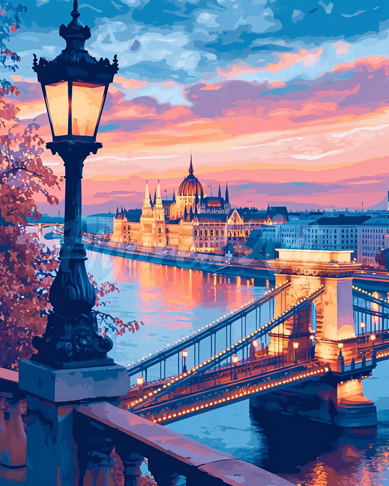 Diamond Painting - Budapest at Dusk