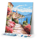 Diamond Painting - Lake Como in Bloom