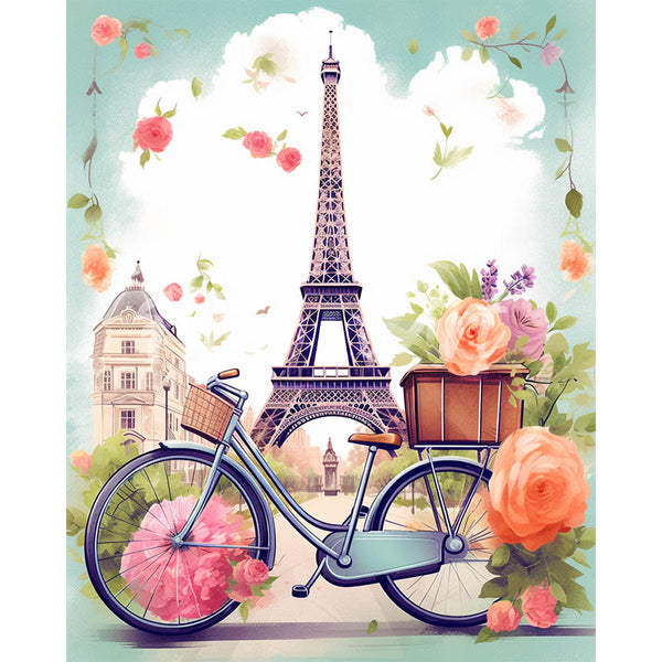 Diamond Painting - Paris in Bloom