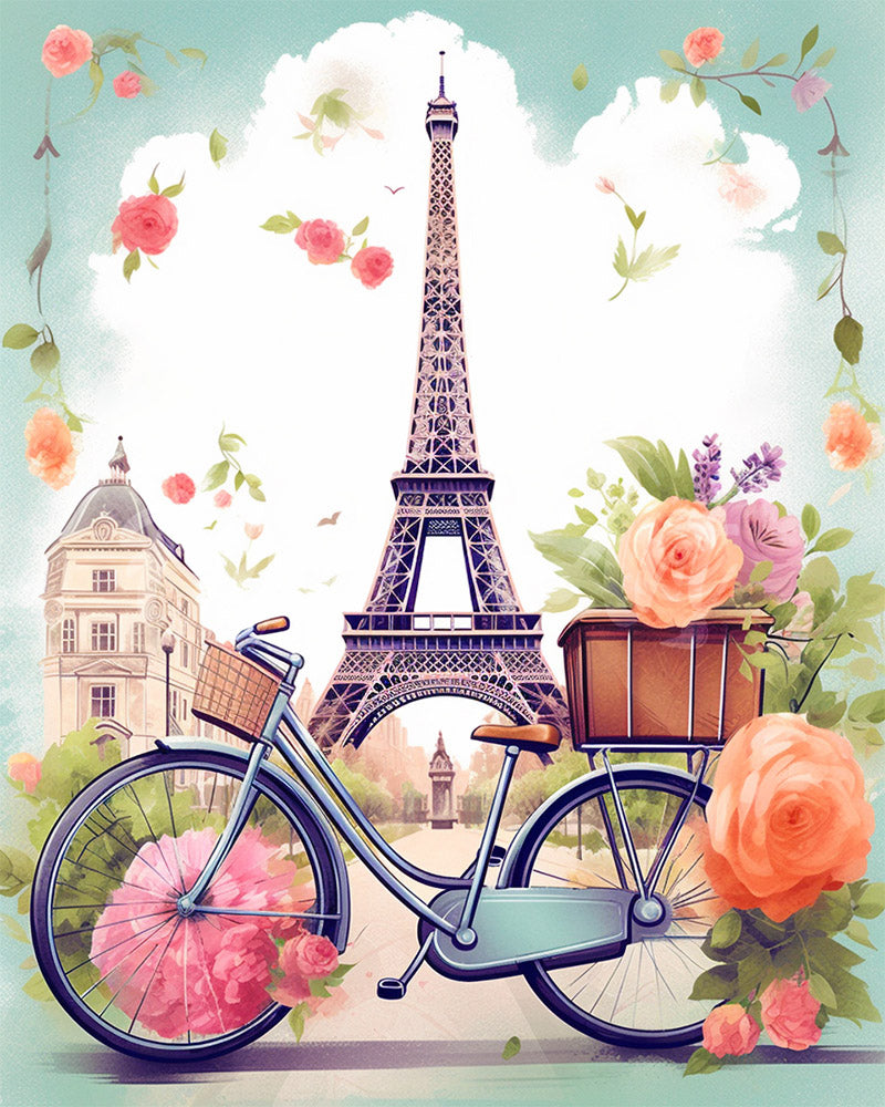 Diamond Painting - Paris in Bloom