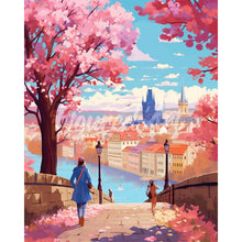 Load image into Gallery viewer, Diamond Painting - Prague in Bloom