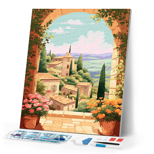 Diamond Painting - Tuscany in Bloom