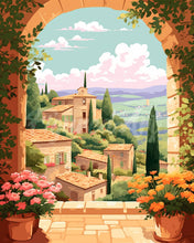 Load image into Gallery viewer, Diamond Painting - Tuscany in Bloom