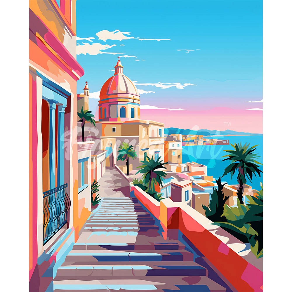 Diamond Painting - Valletta Malta