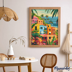 Diamond Painting - Moroccan Seaside City