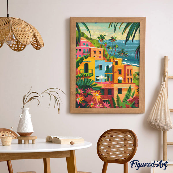 Diamond Painting - Moroccan Seaside City