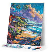 Load image into Gallery viewer, Diamond Painting - Beachside houses