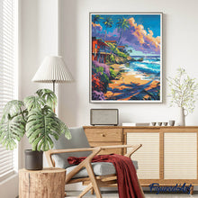 Load image into Gallery viewer, Diamond Painting - Beachside houses