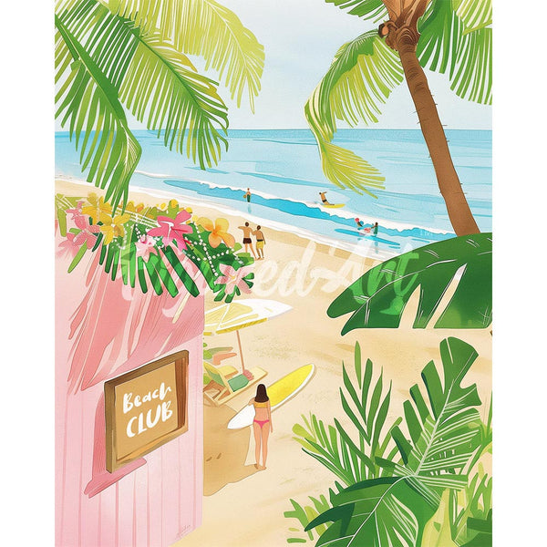 Diamond Painting - Beach Club