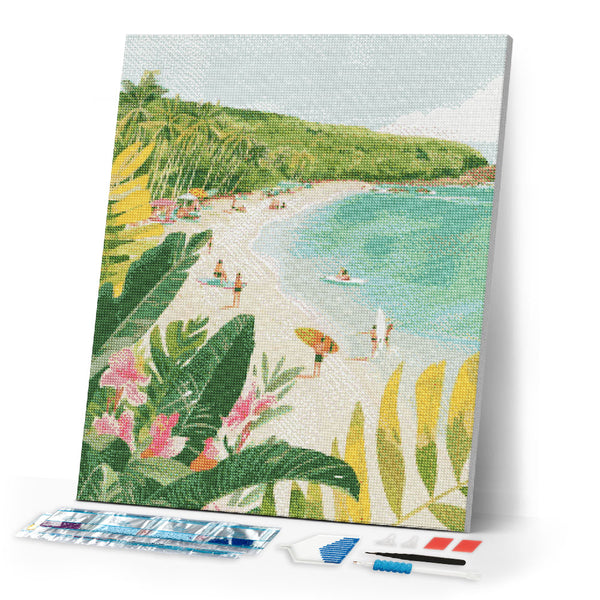 Diamond Painting - Surfing Paradise