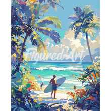 Load image into Gallery viewer, Diamond Painting - Sunny Beach Day