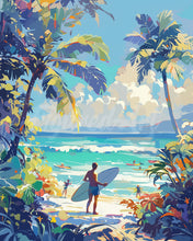 Load image into Gallery viewer, Diamond Painting - Sunny Beach Day