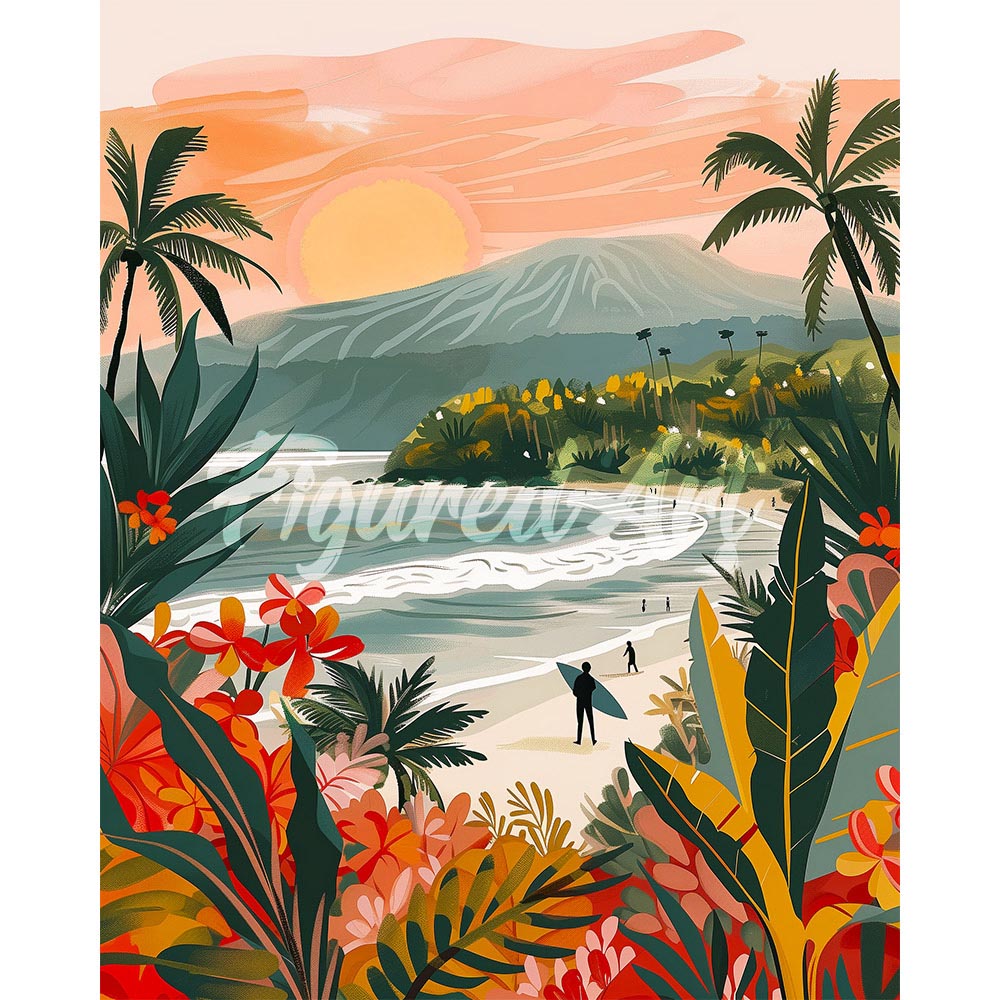 Diamond Painting - Tropical Beach