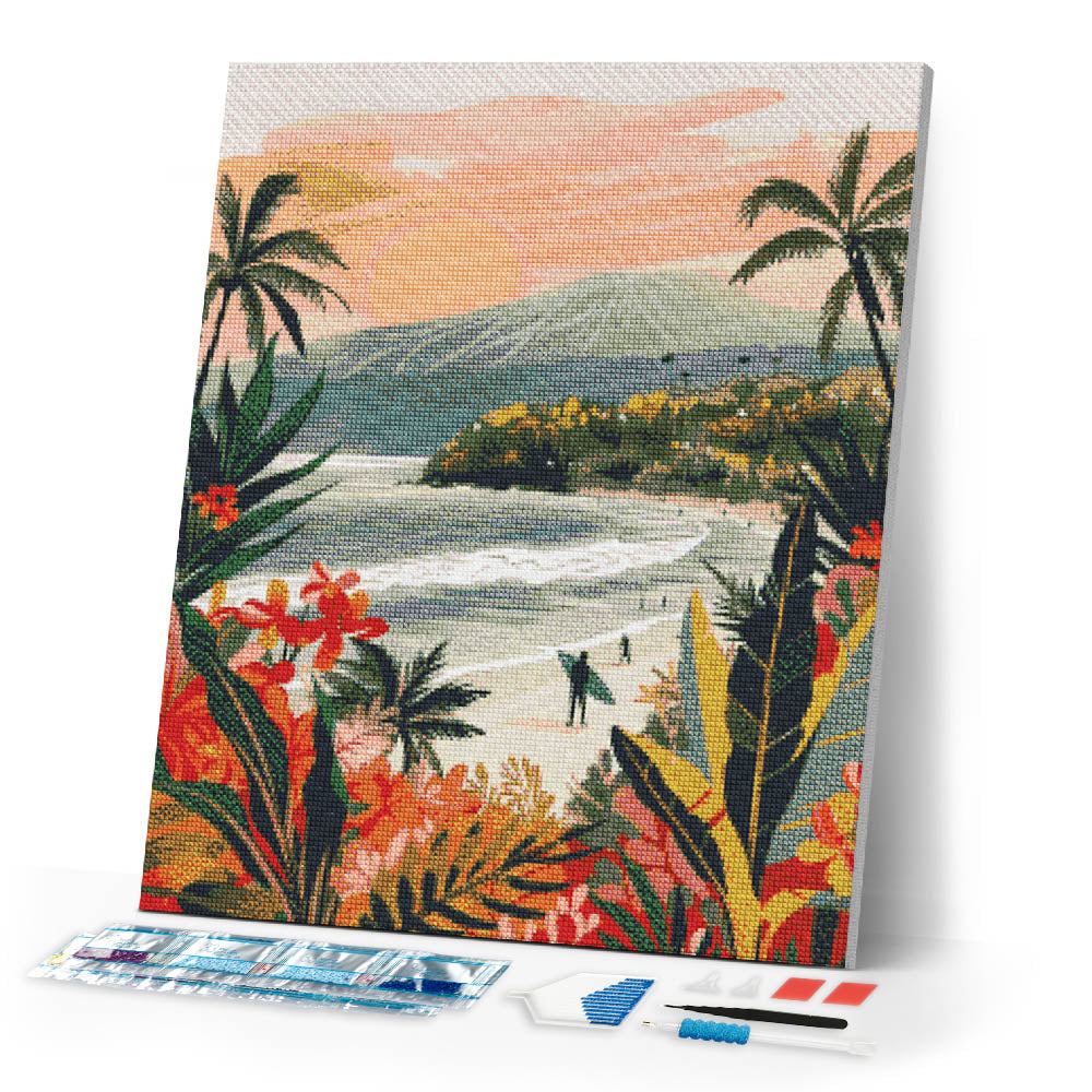 Diamond Painting - Tropical Beach