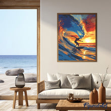 Load image into Gallery viewer, Diamond Painting - Big Wave Surfing