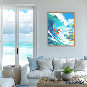 Diamond Painting - Surfing in Hawaii