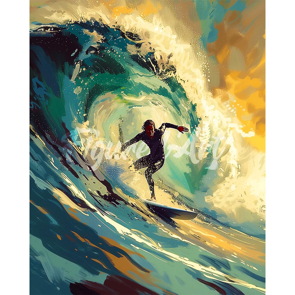 Diamond Painting - Professional Surfer