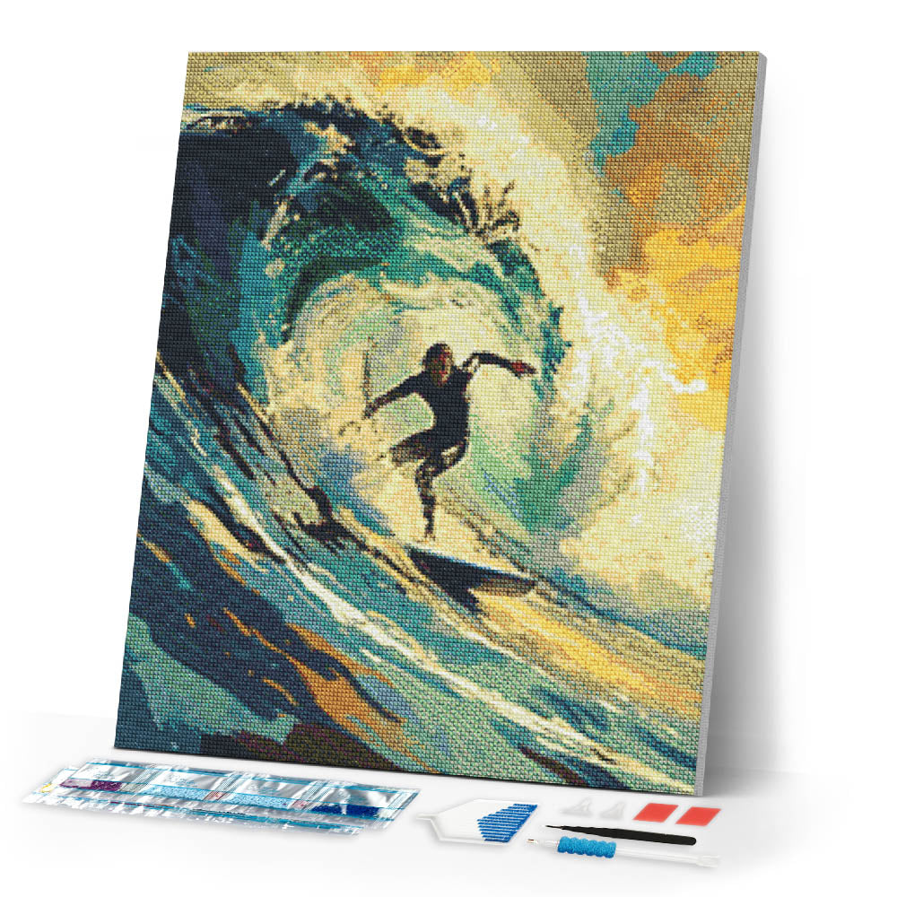Diamond Painting - Professional Surfer
