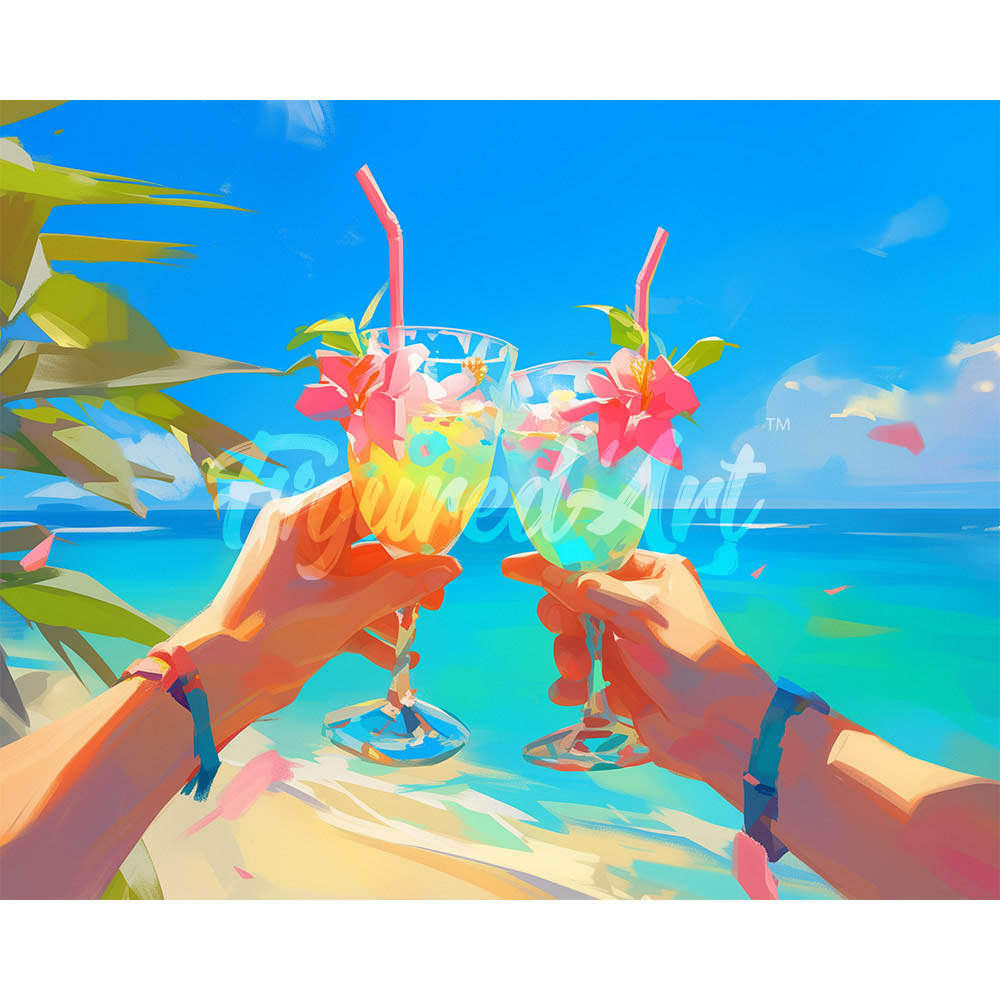 Diamond Painting - Beach Toast