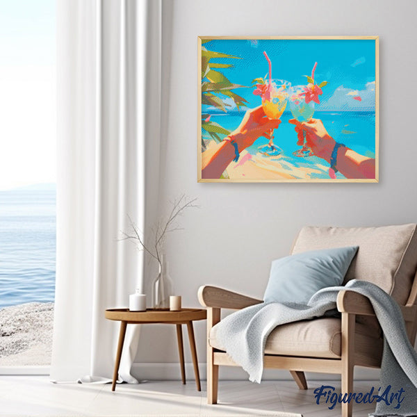 Diamond Painting - Beach Toast