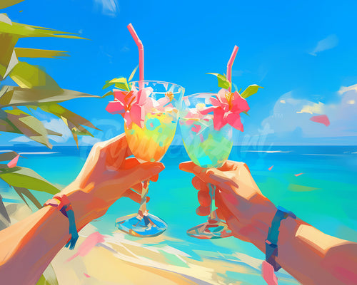 Diamond Painting - Beach Toast