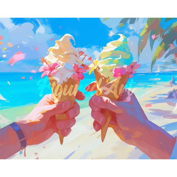 Diamond Painting - Beachside Ice Cream
