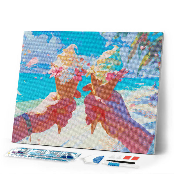 Diamond Painting - Beachside Ice Cream