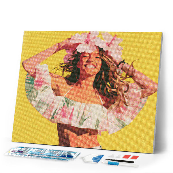 Diamond Painting - Joyful Girl