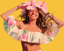 Load image into Gallery viewer, Diamond Painting - Joyful Girl