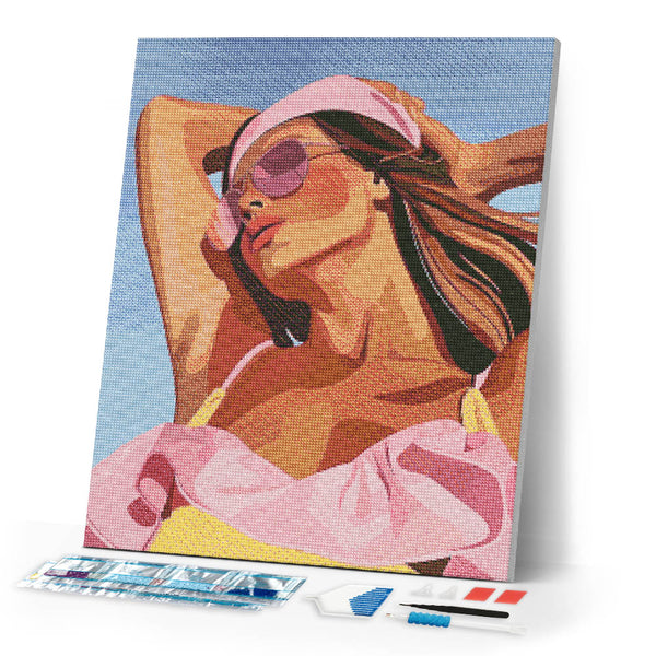 Diamond Painting - Sun-Kissed Girl