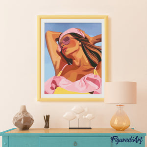 Diamond Painting - Sun-Kissed Girl