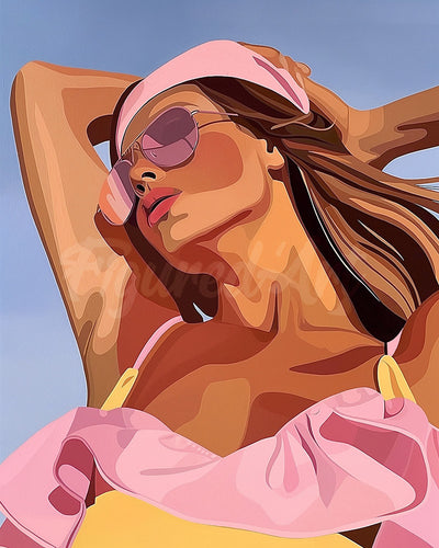 Diamond Painting - Sun-Kissed Girl