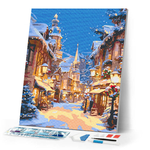 Diamond Painting - Christmas Illuminated Village