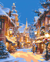 Load image into Gallery viewer, Diamond Painting - Christmas Illuminated Village