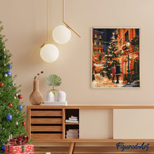 Load image into Gallery viewer, Diamond Painting - Christmas Couple in the City