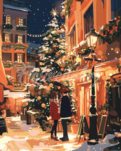 Load image into Gallery viewer, Diamond Painting - Christmas Couple in the City