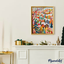 Load image into Gallery viewer, Diamond Painting - Colorful Winter Village