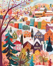 Load image into Gallery viewer, Diamond Painting - Colorful Winter Village