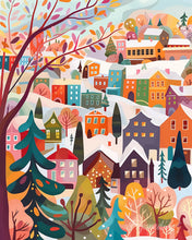 Load image into Gallery viewer, Diamond Painting - Colorful Winter Village