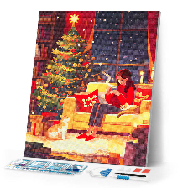 Diamond Painting - Festive Evening Retreat