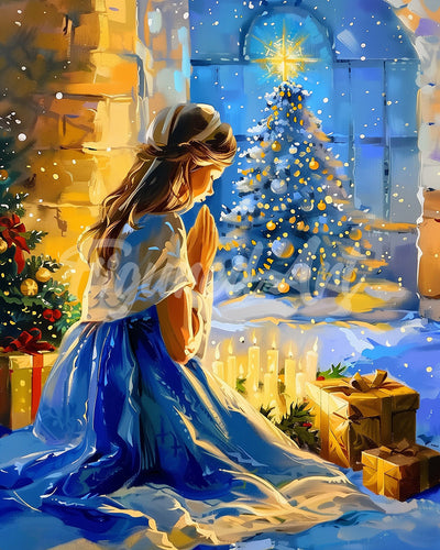 Diamond Painting - Christmas Eve Prayer