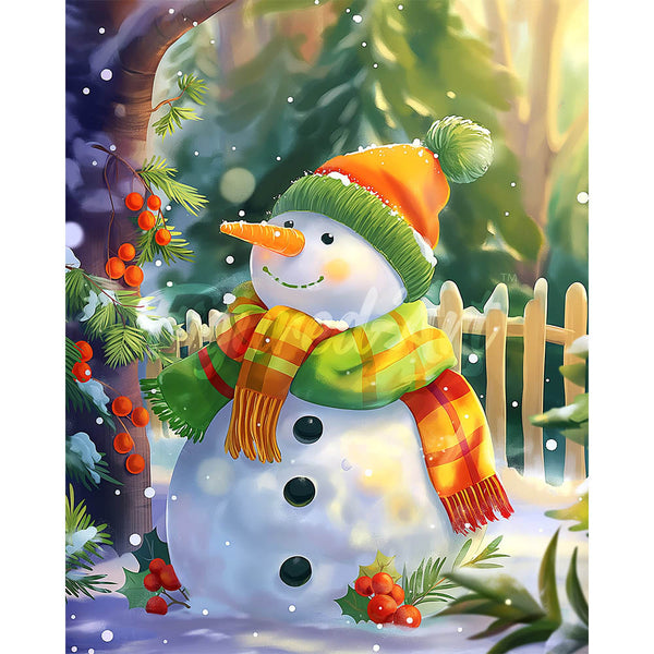 Diamond Painting - Joyful Snowman