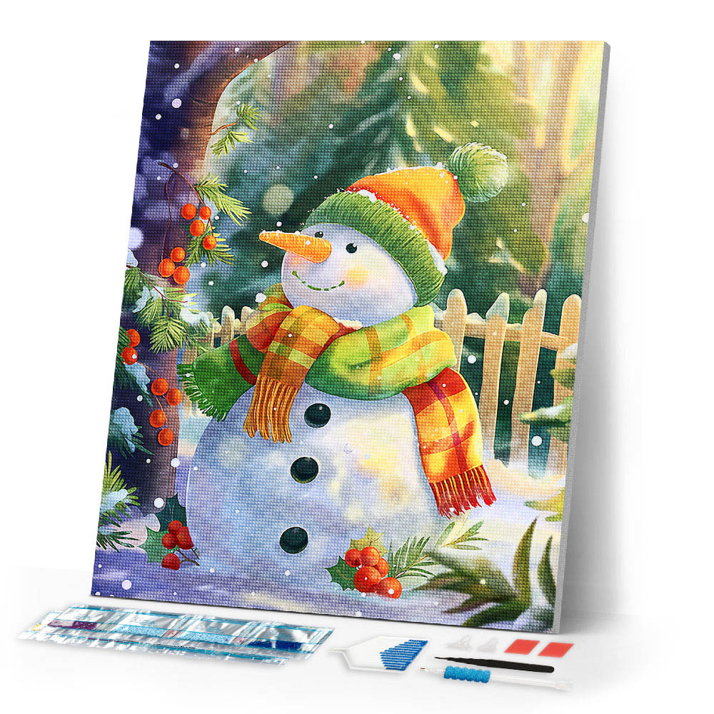 Diamond Painting - Joyful Snowman