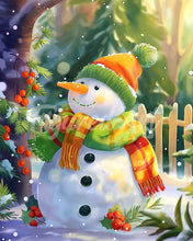 Load image into Gallery viewer, Diamond Painting - Joyful Snowman